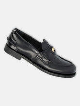 Mocassini Penny in pelle spazzolata Miu Miu -  | Spazio Pritelli