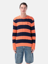 Polo Ralph Lauren striped cable knit sweater -  | Spazio Pritelli