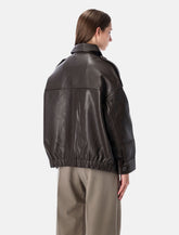 Sessùn Harriboyd short lamb leather jacket -  | Spazio Pritelli