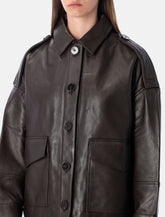 Sessùn Harriboyd short lamb leather jacket -  | Spazio Pritelli