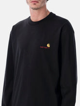 T-shirt a maniche lunghe American Script in cotone biologico Carhartt WIP -  | Spazio Pritelli