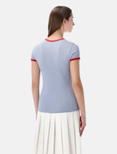 Prada striped cotton T-shirt -  | Spazio Pritelli