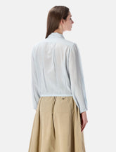 Blusa in seta con fiocco Prada -  | Spazio Pritelli