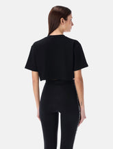Off-White black cropped tee -  | Spazio Pritelli