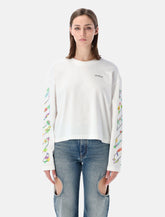 Off-White Flower long sleeve t-shirt -  | Spazio Pritelli
