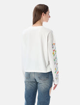 Off-White Flower long sleeve t-shirt -  | Spazio Pritelli