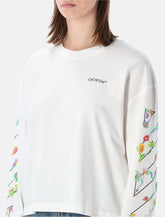 Off-White Flower long sleeve t-shirt -  | Spazio Pritelli
