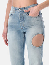 Off-White New Meteor light blue denim pants -  | Spazio Pritelli