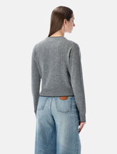 Chloé ribbed Heart logo cardigan -  | Spazio Pritelli