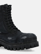 Balenciaga Combat Strike cotton canvas boots -  | Spazio Pritelli