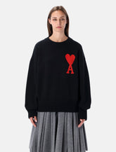 Ami Paris Organic Cotton Ami de Coeur Sweater -  | Spazio Pritelli