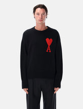 Ami Paris Organic Cotton Ami de Coeur Sweater -  | Spazio Pritelli