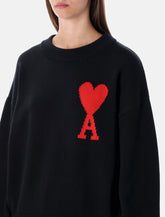 Ami Paris Organic Cotton Ami de Coeur Sweater -  | Spazio Pritelli