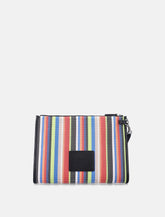 Marc Jacobs The Stripe mesh large pouch -  | Spazio Pritelli
