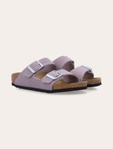 Sandali Birkenstock Arizona Birko-Flor® nubuck da bambina viola -  | Spazio Pritelli