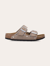 Sandali da bambina Birkenstock Arizona Rivet Border - Taupe -  | Spazio Pritelli