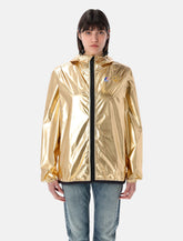 Giacca impermeabile packable K-Way metallica oro di Comme des Garçons Play -  | Spazio Pritelli