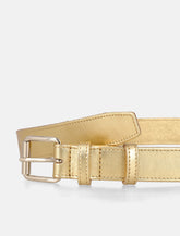 Cintura in pelle metallizzata Comme des Garçons Wallet -  | Spazio Pritelli