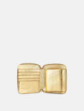 Portafoglio con zip in pelle metallizzata Comme des Garçons Wallet -  | Spazio Pritelli