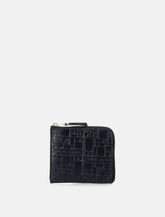 Portafoglio con zip in pelle logata Comme des Garçons Wallet -  | Spazio Pritelli