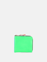 Comme des Garçons Wallet Fluo Zip Coin Colorblock Gold Hardware -  | Spazio Pritelli