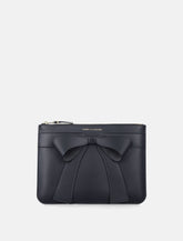 Comme des Garçons Wallet large big bow leather pouch -  | Spazio Pritelli