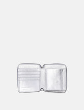 Portafoglio con zip in pelle metallizzata Comme des Garçons Wallet -  | Spazio Pritelli