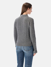 Polo Ralph Lauren cable-knit wool cashmere polo sweater -  | Spazio Pritelli