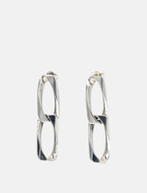 Emanuele Bicocchi silver chain link earrings -  | Spazio Pritelli