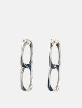 Emanuele Bicocchi silver chain link earrings -  | Spazio Pritelli