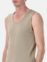 Lemaire cotton linen rib tank -  | Spazio Pritelli