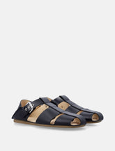 Lemaire leather fisherman slip-on sandals -  | Spazio Pritelli