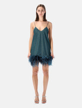 Oséree Swimwear Lumière Plumage mini dress -  | Spazio Pritelli