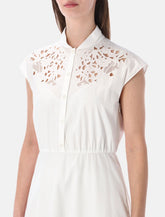 Valentino Garavani embroidered poplin midi dress -  | Spazio Pritelli