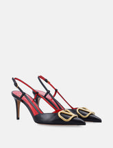 Valentino Garavani VLogo calfskin slingback pump -  | Spazio Pritelli