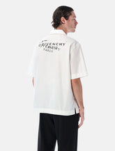 Camicia in popeline con stampa Givenchy Stamp -  | Spazio Pritelli