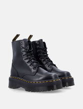 Dr. Martens Jadon Smooth Leather Platform Boots in Black -  | Spazio Pritelli