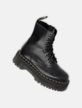 Dr. Martens Jadon Smooth Leather Platform Boots in Black -  | Spazio Pritelli