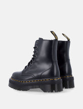 Dr. Martens Jadon Smooth Leather Platform Boots in Black -  | Spazio Pritelli