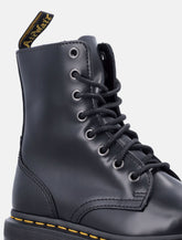 Dr. Martens Jadon Smooth Leather Platform Boots in Black -  | Spazio Pritelli