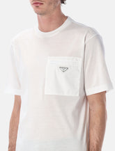 Prada Re-Nylon and cotton jersey t-shirt -  | Spazio Pritelli