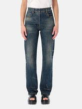 Prada straight-leg washed denim jeans -  | Spazio Pritelli