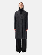 Prada single-breasted Shetland wool coat -  | Spazio Pritelli
