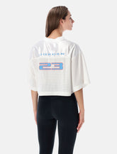 Nike Jordan Brooklyn cropped mesh jersey top -  | Spazio Pritelli