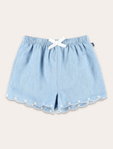 Petit Bateau Chambray baby shorts -  | Spazio Pritelli