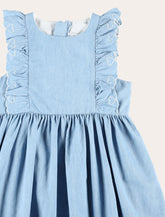 Petit Bateau Girls Chambray Dress -  | Spazio Pritelli