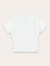 Nike Sportswear girls cropped ribbed T-shirt -  | Spazio Pritelli