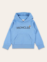 Moncler logo hooded sweatshirt for boys -  | Spazio Pritelli