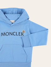 Moncler logo hooded sweatshirt for boys -  | Spazio Pritelli