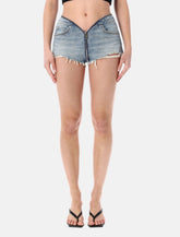 Shorts V-waist con zip di Alexander Wang -  | Spazio Pritelli